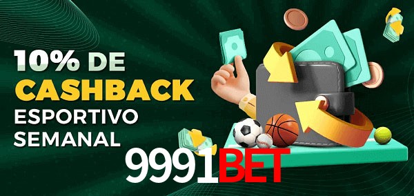 10% de bônus de cashback na 9991bet
