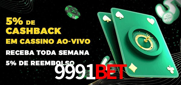 Promoções do cassino ao Vivo 9991bet